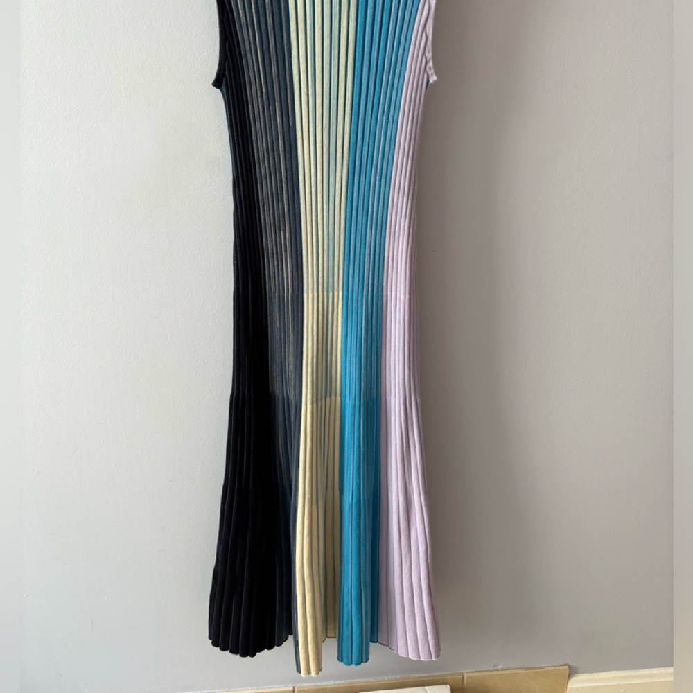 Cos colorful heavy midi knit dress Easter dress